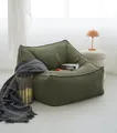 Produktbild: mokebo Sitzsack Der Lümmel (aus Cordstoff), gemütlicher Cordsessel oder Armlehnensessel in Grün