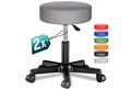 Produktbild: Casaria Drehhocker, Höhenverstellbar 10cm Polsterung 46-60cm Sitzhöhe 360° Drehbar Ø35cm