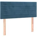 Produktbild: vidaXL Kopfteil Dunkelblau 80x5x78/88 cm Samt