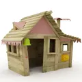 Produktbild: Wickey Spielhaus Casita - Kinderspielhaus aus Holz, Gartenhaus für Kinder, extrem witterungsbeständig - aus kesseldruckimprägniertem Massivholz - pastellpink