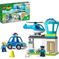 Produktbild: LEGO 10959 DUPLO Polizeistation mit Hubschrauber, Polizeiauto und Steine, Polizei-Spielzeug für Kleinkinder ab 2 Jahre, Lernspielzeug für Mädche... - Bunt