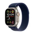 Produktbild: Apple Watch Ultra 2 (GPS + Cellular 49 mm) Smartwatch, Sportuhr mit Titangehäuse in Natur und Trail Loop in Blau (S/M). Fitnesstracker, präzises GPS, extra Lange Batterielaufzeit
