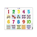 Produktbild: Larsen AR3 - Zahlenpuzzle - Zahlen 1-10 - Puzzle ab 4 Jahren - Lernpuzzle mit 10 Teilen