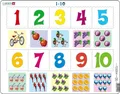 Produktbild: Zählen 1-10 (Kinderpuzzle) Spiel 2021 Larsen EAN 7023852115404