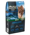 Produktbild: Dehner Wild Nature Katzenfutter Gebirgssee, Trockenfutter getreidefrei / zuckerfrei, für ausgewachsene Katzen, Lachs, 1.5 kg