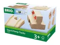 Produktbild: Brio World Eisenbahn Zubehör Rampen und Prell-Bock Pack 4 Teile 33385