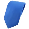 Produktbild: Herren Krawatte – Klassische 8 cm Satin-Krawatte in blau einfarbigem Design i...