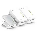 Produktbild: TP-Link TL-WPA4220T KIT – AV600 Powerline-WLAN-Erweiterung (3er-Set)