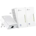 Produktbild: TP-Link TL-WPA4220 TKIT AV600 Powerline Universal Wi-Fi Range Extender Network WLAN Triple Set v5.0