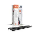 Produktbild: Peach Plastikbinderücken A4-14mm für 125 Blatt - 100 Stück schwarz