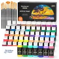 Produktbild: Shuttle Art Acrylfarben Set 50 Farben 60 ml Wasserfest Hochwert