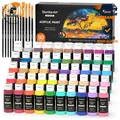 Produktbild: Acrylfarben Set 50 Farben 60ml in Flaschen für Künstler Malen Basteln