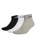 Produktbild: adidas Unisex Think Linear Ankle Socks 3 Pairs, Medium Grey Heather/White/Black, 37-40