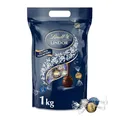 Produktbild: Lindt LINDOR Schokoladen Kugeln Dunkle Mischung | 1kg Beutel wiederverschließbar