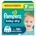 Produktbild: Pampers Baby-Dry Windeln Größe 7 15kg+ Auslauhutz Komfort 132 Stück