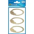 Produktbild: Avery Zweckform - Haushaltsetiketten Spitzen Gold 6 Stück