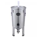 Produktbild: Brew Monk™ Edelstahl-Gärbehälter 30 l für Bier oder Wein zur Vergärung im konischen Gärbehälter * Heimbrauerei Hobbybrauer * Edelstahltank mit Auslauf - stapelbar -Hefeernten