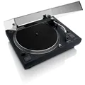 Produktbild: LENCO Plattenspieler L-3828BK Schwarz Direktantrieb USB-B Cinch Out MMC Stereo
