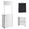 Produktbild: VEVOR Messetheke Promotionstand Messestand 785x380x1815mm Werbetheke Messetresen