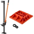 Produktbild: VEVOR Farm Wagenheber Offroad mit Sockel High Lift Farm Jack (3,18 t) Offroad-Nutzwagenheber, Stoßstangenheber Hochleistungshebebühnen mit 130,1–1079,5 mm Hubbereich für Traktor Lkw SUV