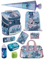Produktbild: Scooli Schulranzen Campus Fit Disney Stitch Schultasche ab der 1. Klasse (Komplett-Set, 10-tlg., mit Lunch-Set, Sporttasche und Schultüte 85cm), mit Brustgurt, 980 Gramm leicht, 18L Volumen
