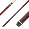 Produktbild: Parker Billardqueue JPS-Serie einfarbiger 2-TLG.Profi-Cue, hochwertiges Ahornholz und Leinenwicklung Griffbereich, 13 mm Ledertip, schwarz, dunkelrot und weiß