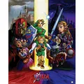 Produktbild: Pyramid International Ocarina Of Time The Legend Of Zelda Mini-Poster, Kunststoff/Glas, mehrfarbig, 40 x 50 x 1,3 cm