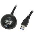 Produktbild: LogiLink Verlängerungskabel USB 3.0 mit Docking Station