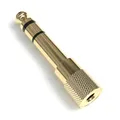 Produktbild: Klinke Adapter 3.5mm auf 6.35mm verGoldete Stecker Aux Stereo Audio