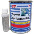 Produktbild: 1,5 kg STC Spritzspachtel grau Polyester Spritzfüller inklusive Härter