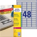 Produktbild: AVERY Zweckform L6009-8 Typenschild Folienetiketten (45,7x21,2 mm auf DIN A4, ex