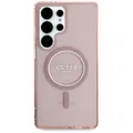 Produktbild: GUESS Samsung S25 Ultra Hülle Case Cover MagSafe Glitter Circle Classic Logo