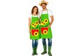 Produktbild: Das Kostümland Kostüm Gärtnerschürze mit Sonnenblumen, Grillschürze Karneval Party