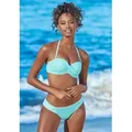 Produktbild: s.Oliver Bügel-Bandeau-Bikini in getwisteter Optik grün 36