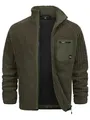 Produktbild: Indicode Herren INScotts Übergangsjacke mit Stehkragen & Reißverschluss | Herrenjacke für Männer Army, M