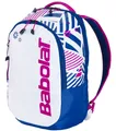 Produktbild: Babolat Kinder-Rucksack 3rd Generation (Schlägerfach, Hauptfach) weiss/blau/rosa 26x15x41cm