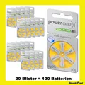 Produktbild: 120 Stück Hörgerätebatterie PowerOne Typ 10 PR70 p10 HÖRGERÄTE BATTERIE