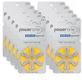 Produktbild: Power One P10  gelb Hörgerätebatterien Varta (60er Pack - 10x6erBlister)