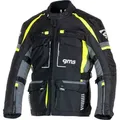 Produktbild: GMS-Moto Everest 3in1, Textiljacke wasserdicht - Schwarz/Grau/Neon-Gelb - XL