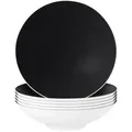 Produktbild: Seltmann Weiden Life Fashion Suppenteller ø 20 cm 6er Set - Glamorous Black