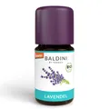 Produktbild: Baldini Bio Lavendelöl 5ml - 100% Naturreines Ätherisches Öl - Lebensmittelqualität - Vegan - für Speisen, Getränke & Aroma Diffuser - aus Italien