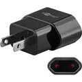 Produktbild: Goobay - 45344 Adapter De Elektrischer Stecker Typ A Typ C (eurostecker) Schwarz