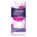 Produktbild: Always Discreet Inkontinenz-Slipeinlagen Long Plus 24, Bei Blasenschwäche, 24 Stück