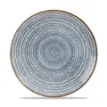Produktbild: CHURCHILL Homespun STUDIO PRINTS Coupe Plate Teller Porzellan 26 cm Slate Blue