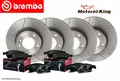 Produktbild: Brembo Bremsscheiben Geschlitzt + Beläge für  Skoda Superb  VORNE+HINTEN
