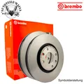 Produktbild: BREMBO Bremsscheibe Bremsscheiben vorne für AUDI SEAT SKODA VW 09977275 NEU
