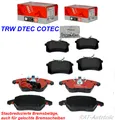 Produktbild: TRW DTEC Brembeläge KIT SET Vorne+Hinten für 312mm 253mm B.S. AUDI VW SEAT SKODA