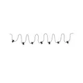 Produktbild: PLUG & SHINE Lichterkette, IP44, mit 7 Brennstellen, 24V, 7x 0.2W 3000K