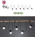 Produktbild: Paulmann Plug&Shine LED Lichterkette IP44 24V 3000K 7 Lampen Dimmbar