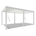 Produktbild: Weide Classic | Pergola Aluminium freistehend | 3 x 5,3 M | Lamellendach weiß